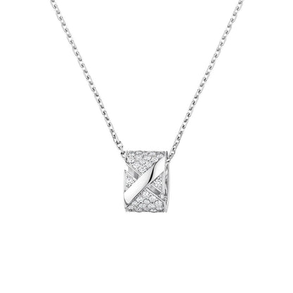 [Liorra]LIENS EVIDENCE DIAMOND PAVED NECKLACE
