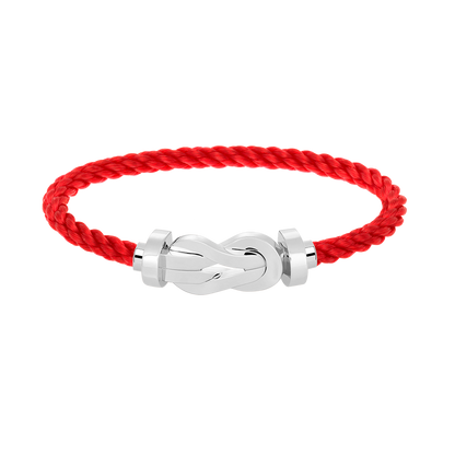 [Liorra]CHANCE LARGE 8 FIGURE BUCKLE NO DIAMOND BRACELET SILVER