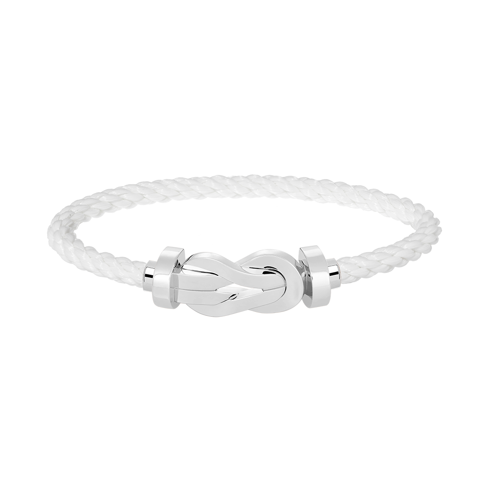 [Liorra]CHANCE LARGE 8 FIGURE BUCKLE NO DIAMOND BRACELET SILVER