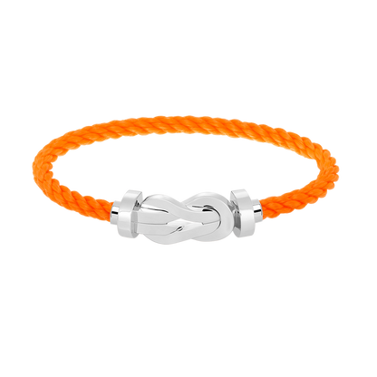 [Liorra]CHANCE LARGE 8 FIGURE BUCKLE NO DIAMOND BRACELET SILVER