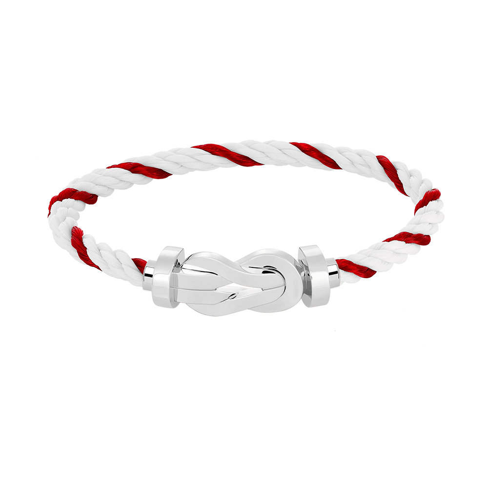 [Liorra]CHANCE LARGE 8 FIGURE BUCKLE NO DIAMOND BRACELET SILVER