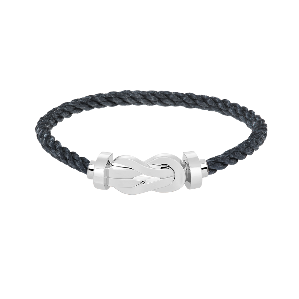 [Liorra]CHANCE LARGE 8 FIGURE BUCKLE NO DIAMOND BRACELET SILVER