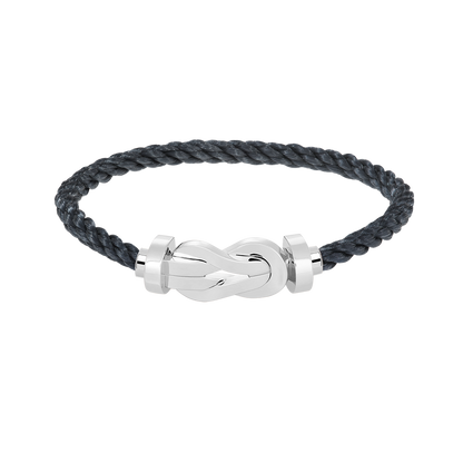 [Liorra]CHANCE LARGE 8 FIGURE BUCKLE NO DIAMOND BRACELET SILVER