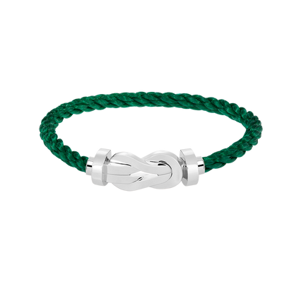 [Liorra]CHANCE LARGE 8 FIGURE BUCKLE NO DIAMOND BRACELET SILVER