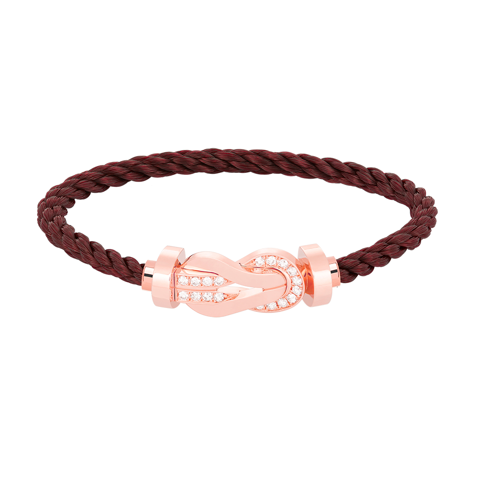 [Liorra]CHANCE LARGE 8 FIGURE BUCKLE HALF DIAMOND BRACELET Liorra GOLD