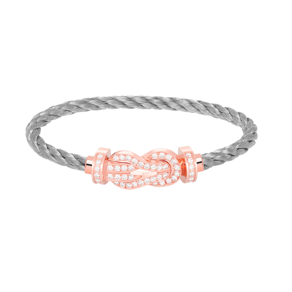 [Liorra]CHANCE LARGE 8 FIGURE BUCKLE FULL DIAMOND BRACELET Liorra GOLD