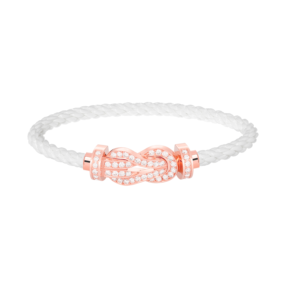 [Liorra]CHANCE LARGE 8 FIGURE BUCKLE FULL DIAMOND BRACELET Liorra GOLD