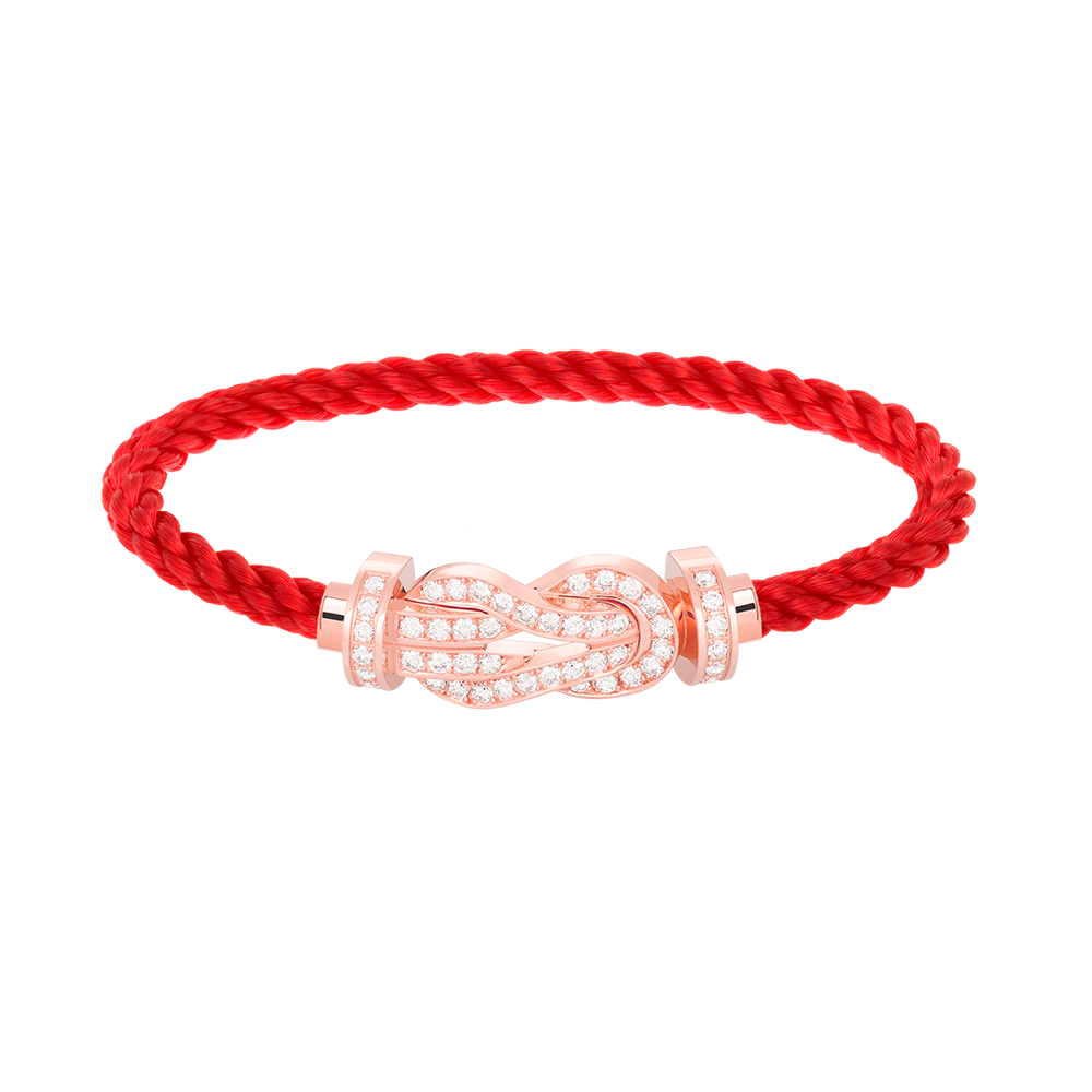 [Liorra]CHANCE LARGE 8 FIGURE BUCKLE FULL DIAMOND BRACELET Liorra GOLD