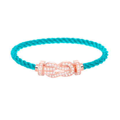 [Liorra]CHANCE LARGE 8 FIGURE BUCKLE FULL DIAMOND BRACELET Liorra GOLD