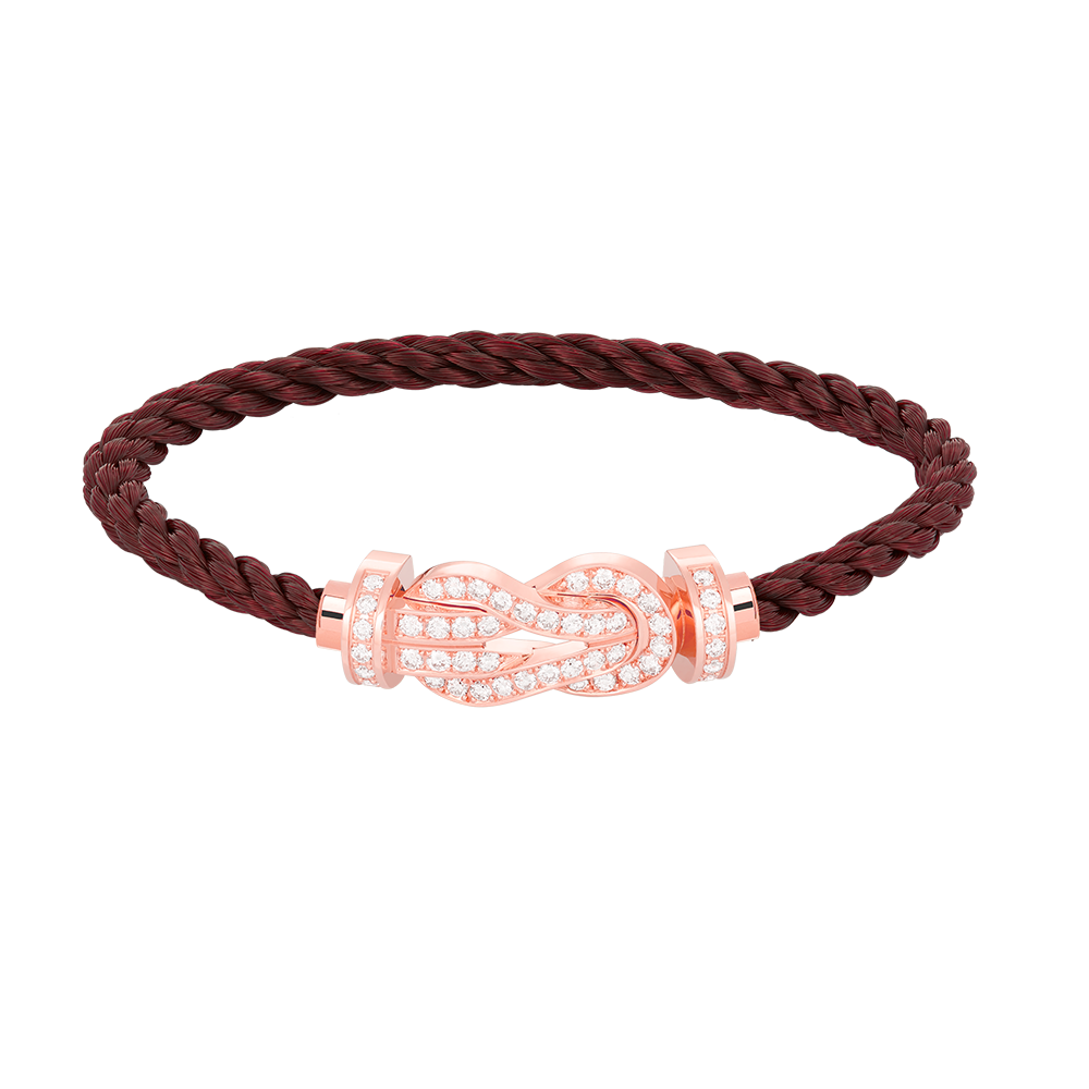 [Liorra]CHANCE LARGE 8 FIGURE BUCKLE FULL DIAMOND BRACELET Liorra GOLD