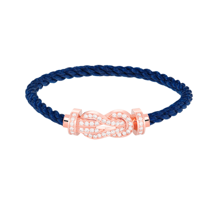[Liorra]CHANCE LARGE 8 FIGURE BUCKLE FULL DIAMOND BRACELET Liorra GOLD