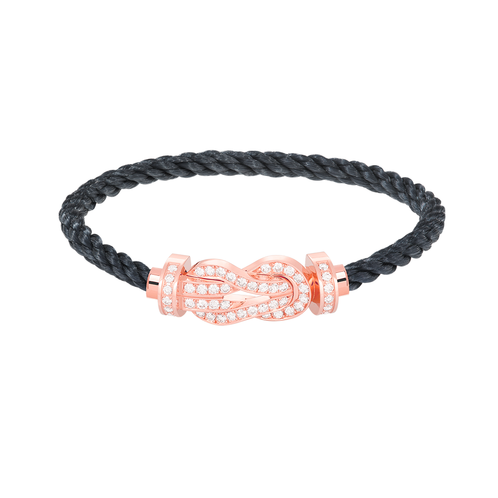 [Liorra]CHANCE LARGE 8 FIGURE BUCKLE FULL DIAMOND BRACELET Liorra GOLD