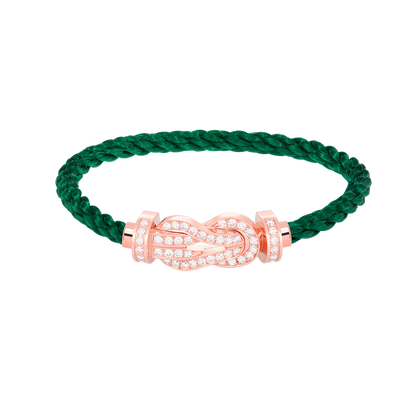 [Liorra]CHANCE LARGE 8 FIGURE BUCKLE FULL DIAMOND BRACELET Liorra GOLD
