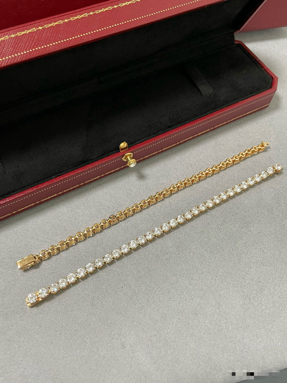 [Liorra jewelrys]TENNIS BRACELET WITH FULL DIAMOND SETTING