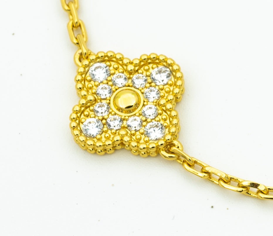 [Liorra] CLOVER 5 MOTIF LASER BRACELET COLLECTION