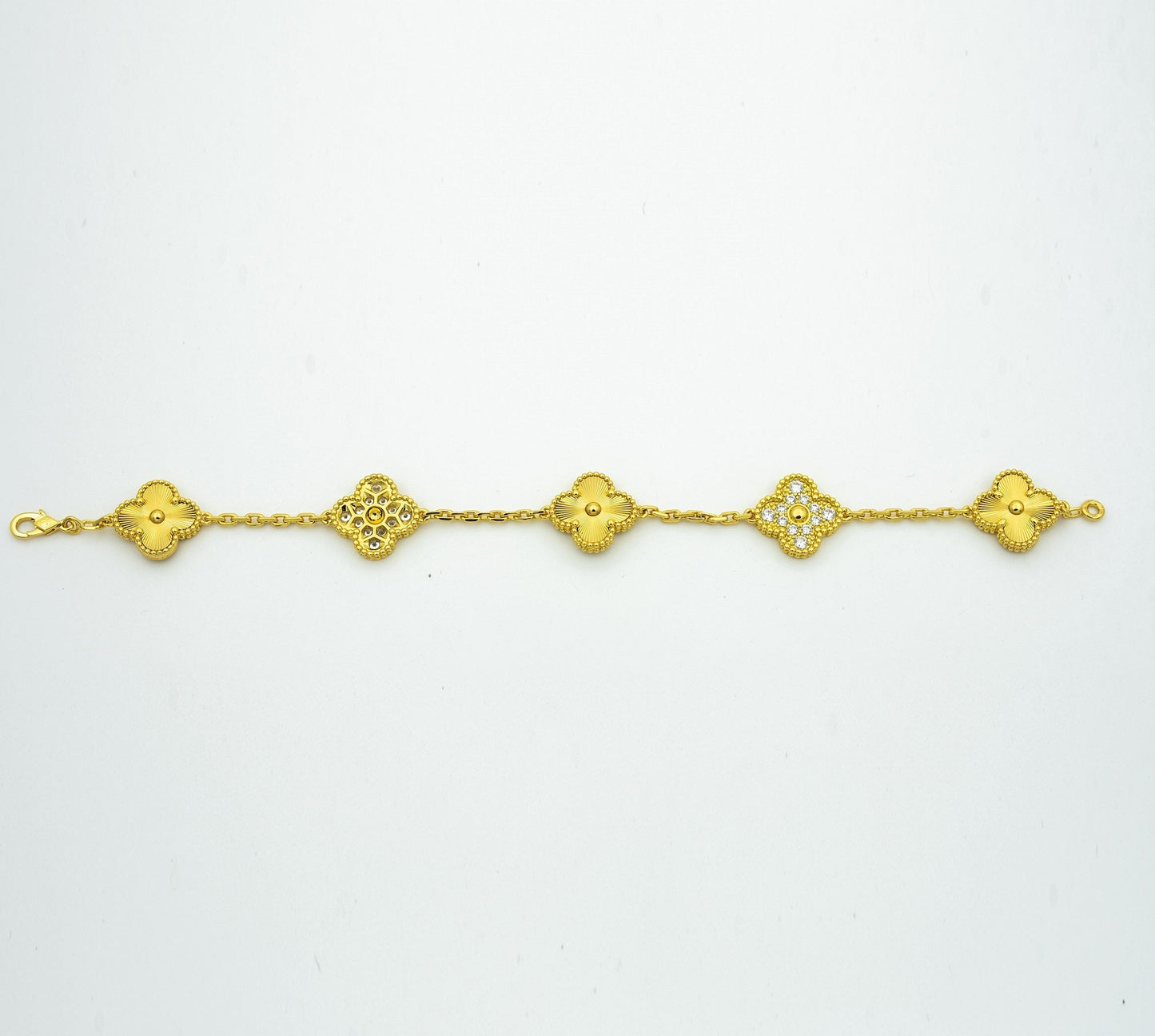 [Liorra] CLOVER 5 MOTIF LASER BRACELET COLLECTION