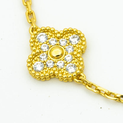 [Liorra] CLOVER 5 MOTIF LASER BRACELET COLLECTION