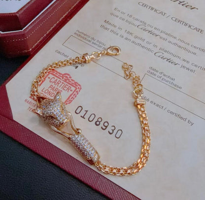 [Liorra Jewelry] PANTHERE  BRACELET DIAMONDS
