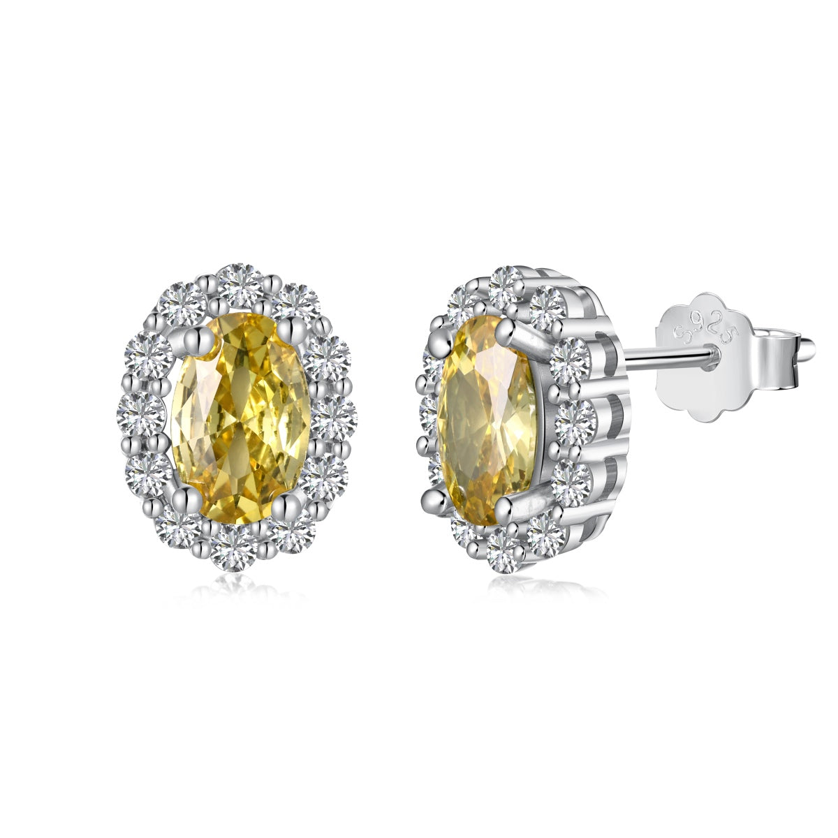 [Tonmkive Jewelry]Delicate Unique Oval Cut Daily Earrings