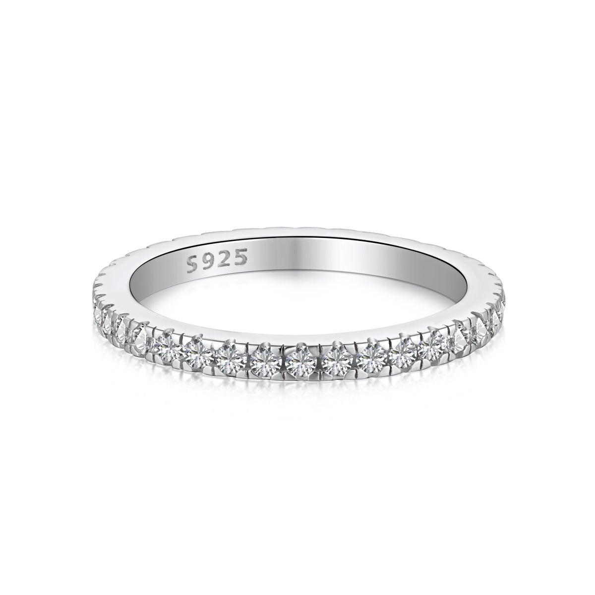 [Tonmkive Jewelry]Delicate Sparkling Round Cut Daily Ring