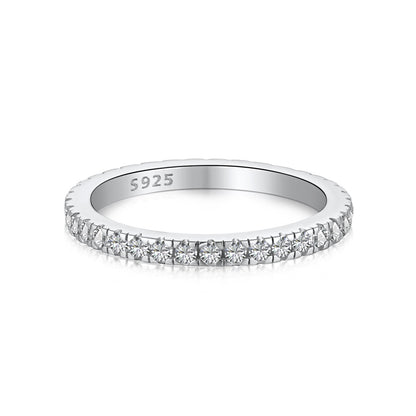 [Tonmkive Jewelry]Delicate Sparkling Round Cut Daily Ring