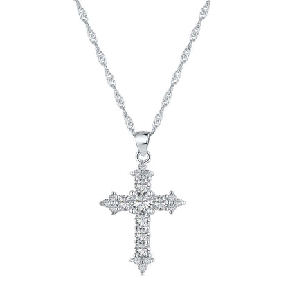 [Tonmkive Jewelry]Delicate Cross Shape Necklace