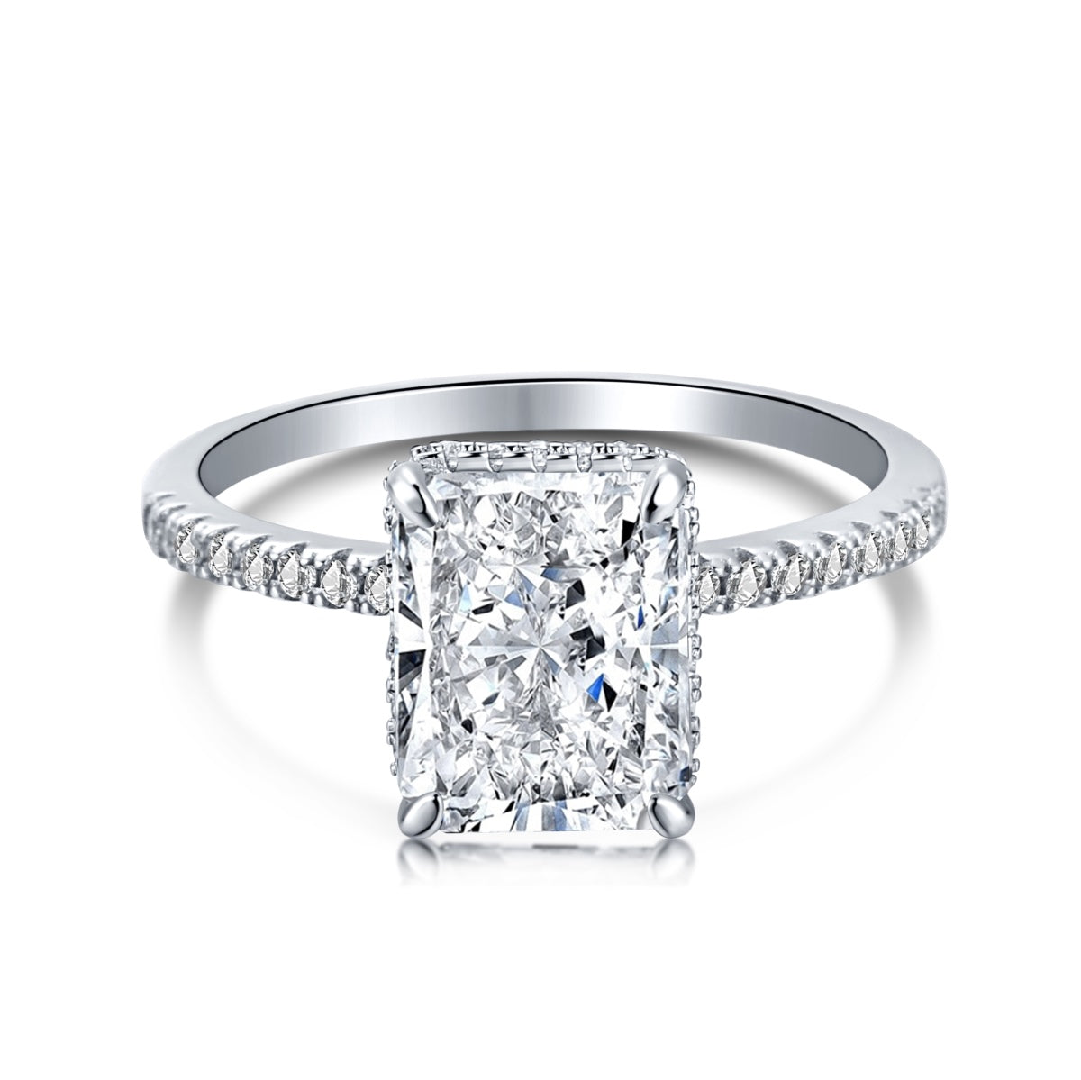 [Tonmkive Jewelry]4.0 Carat Luxurious Engagement Ring
