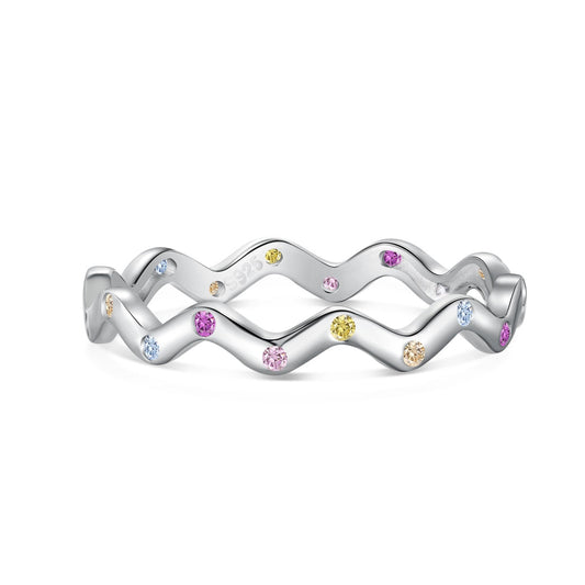 [Tonmkive Jewelry]Ornate Vibrant Round Cut Daily Ring