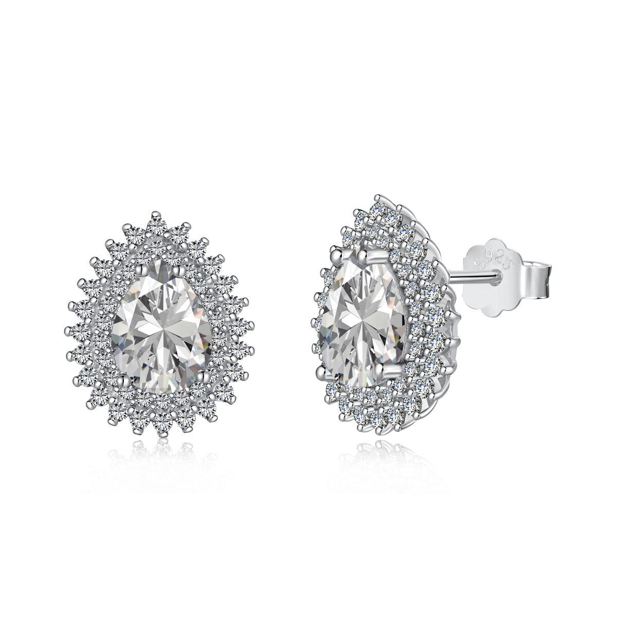 [Tonmkive Jewelry]Delicate Gorgeous Pear Cut Daily Earrings