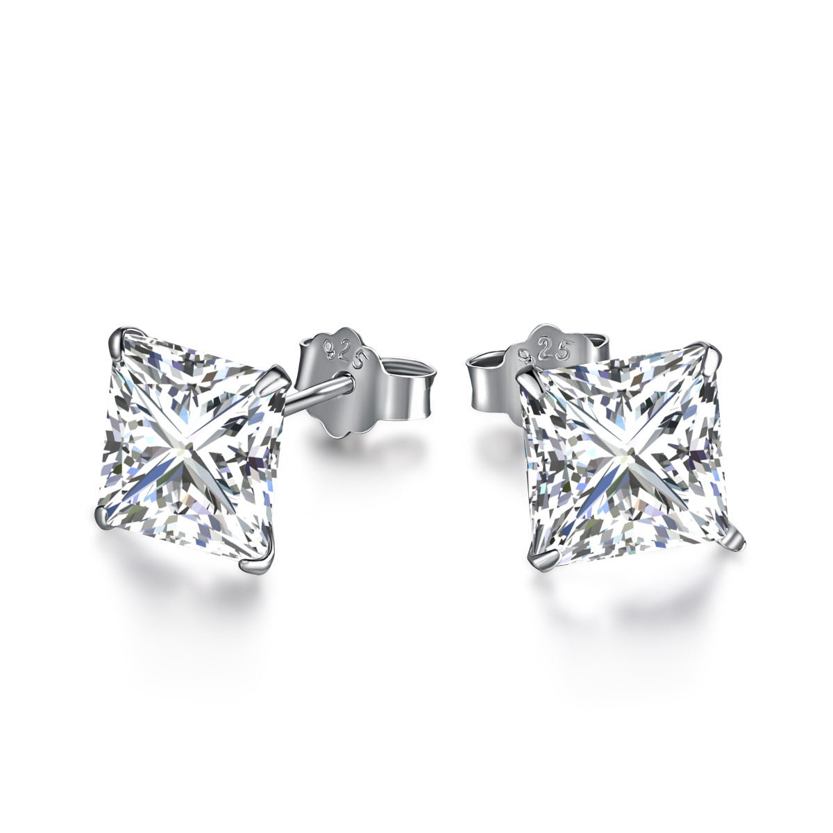 [Tonmkive Jewelry]Ornate Square Shape Earrings
