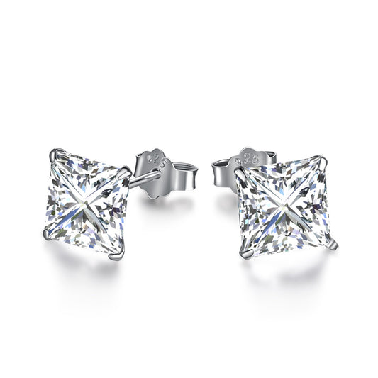 [Tonmkive Jewelry]Ornate Square Shape Earrings