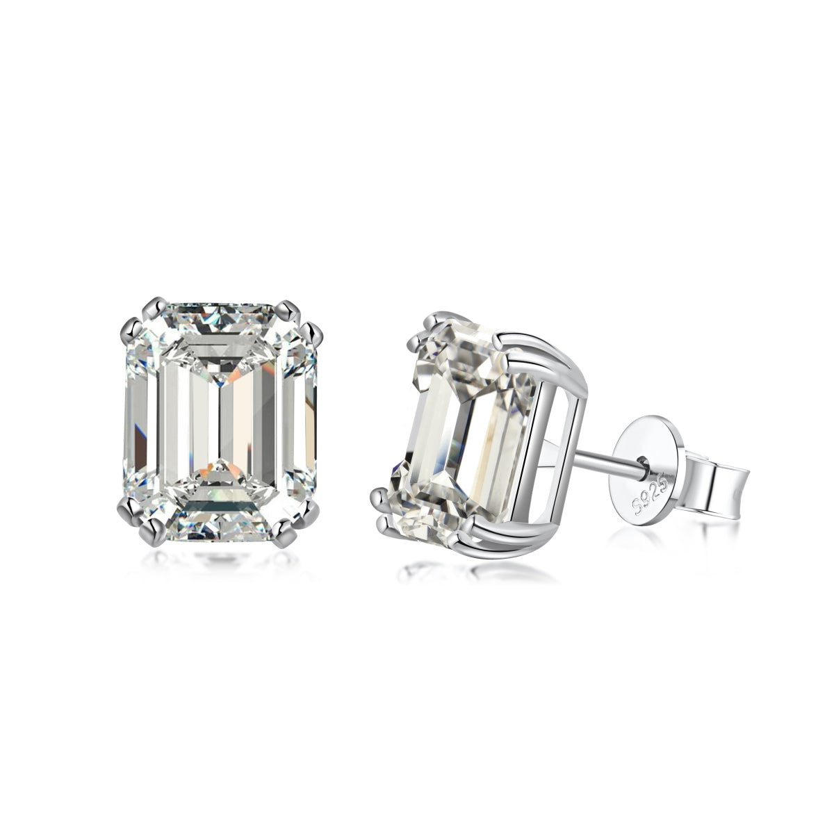 [Tonmkive Jewelry]Dazzling Square Shape Earrings
