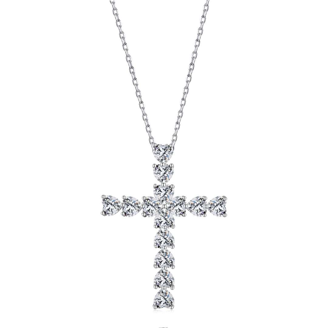 [Tonmkive Jewelry]Radiant Cross Shape Necklace