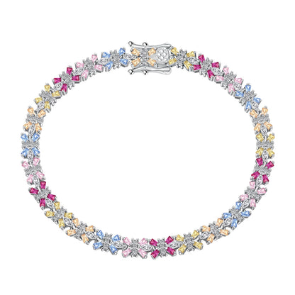 [Tonmkive Jewelry]Radiant Colorful Emerald Cut Party Bracelet