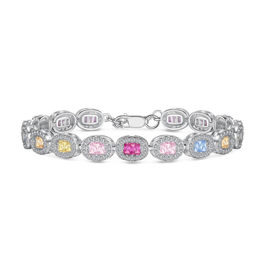 [Tonmkive Jewelry]Exquisite Ornate Emerald Cut Daily Bracelet