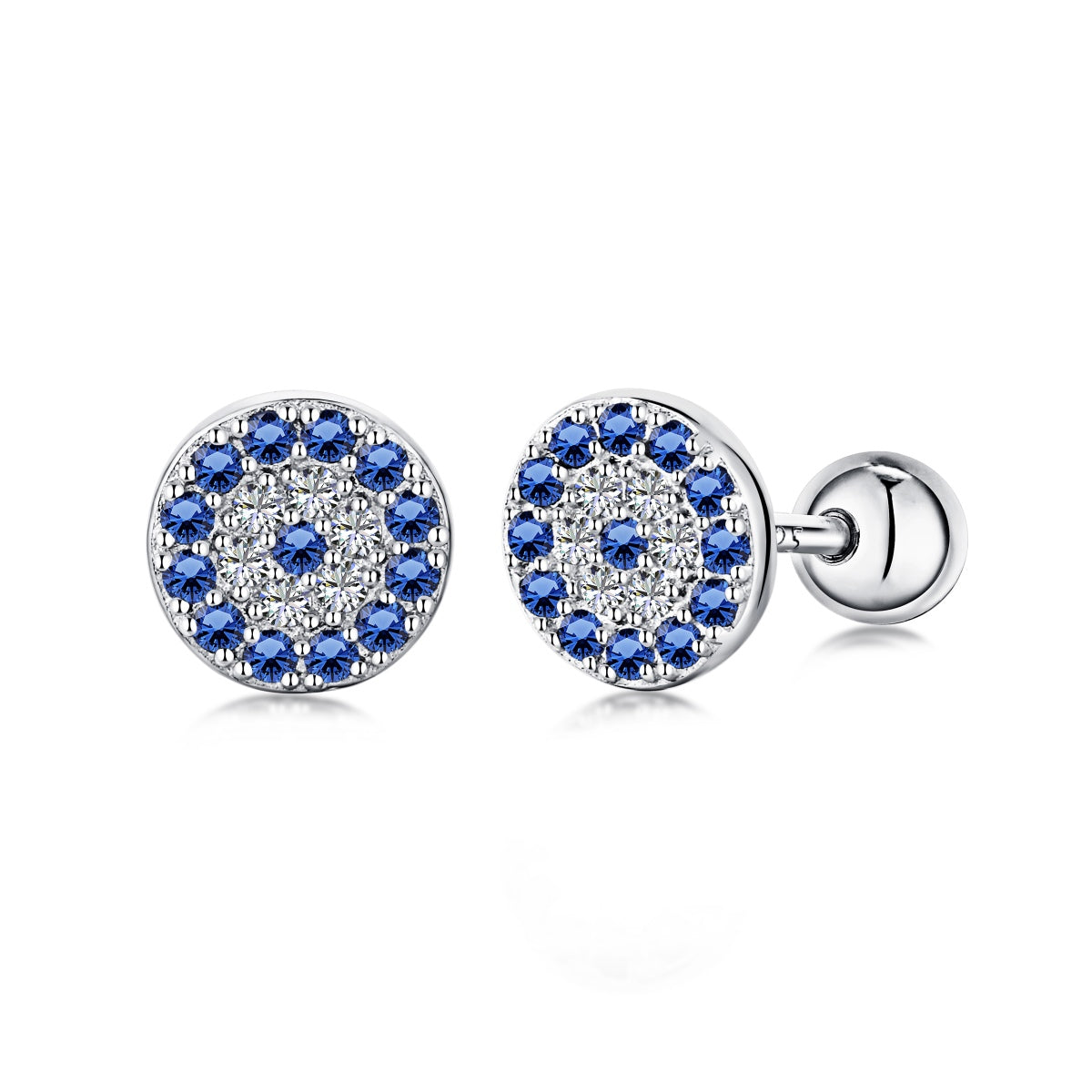 [Tonmkive Jewelry]Devil's Eye Ear Bone Nail Earrings
