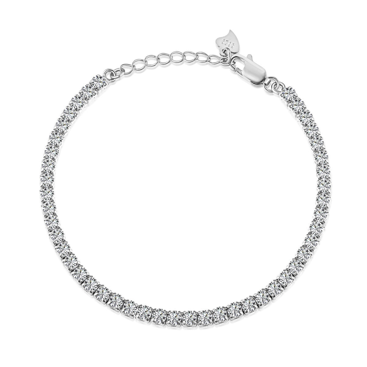 [Tonmkive Jewelry]Sparkling Round Cut Daily Bracelet