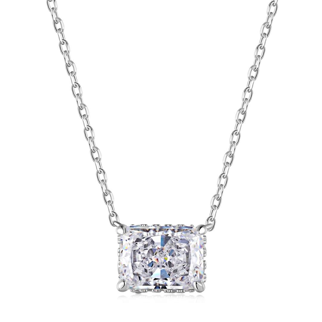 [Tonmkive Jewelry]Luxurious Square Shape Colorful Necalack
