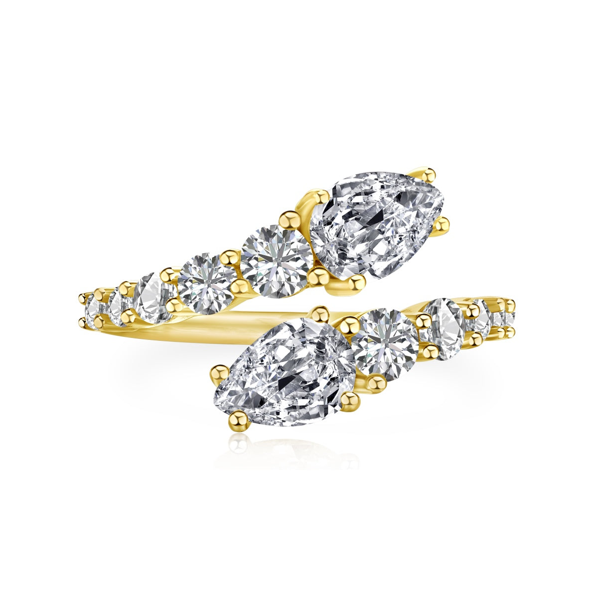 [Tonmkive Jewelry]Delicate Lively Snake Shape Daily Ring