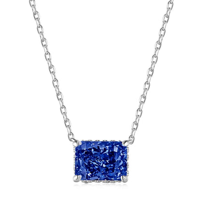[Tonmkive Jewelry]Luxurious Square Shape Colorful Necalack