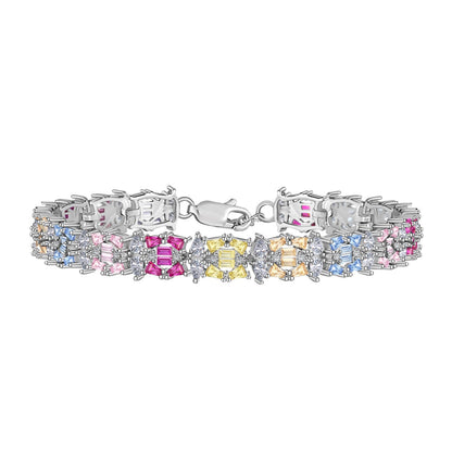 [Tonmkive Jewelry]Delicate Colorful Multi Cut Party Bracelet