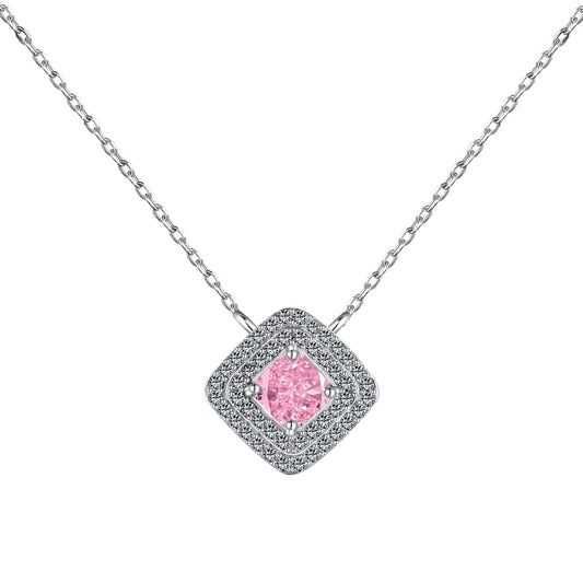 [Tonmkive Jewelry]Sparkling Asscher Cut Necklace