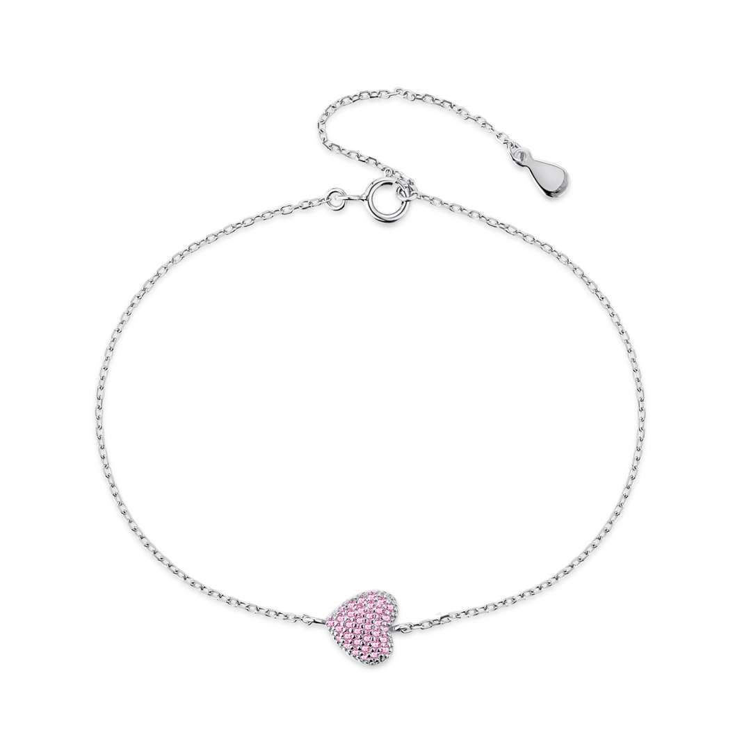 [Tonmkive Jewelry]Heart-Shaped Gentle and Versatile Bracelet
