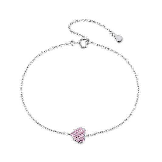 [Tonmkive Jewelry]Heart-Shaped Gentle and Versatile Bracelet