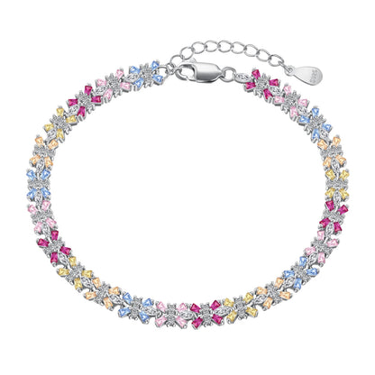 [Tonmkive Jewelry]Radiant Colorful Emerald Cut Party Bracelet