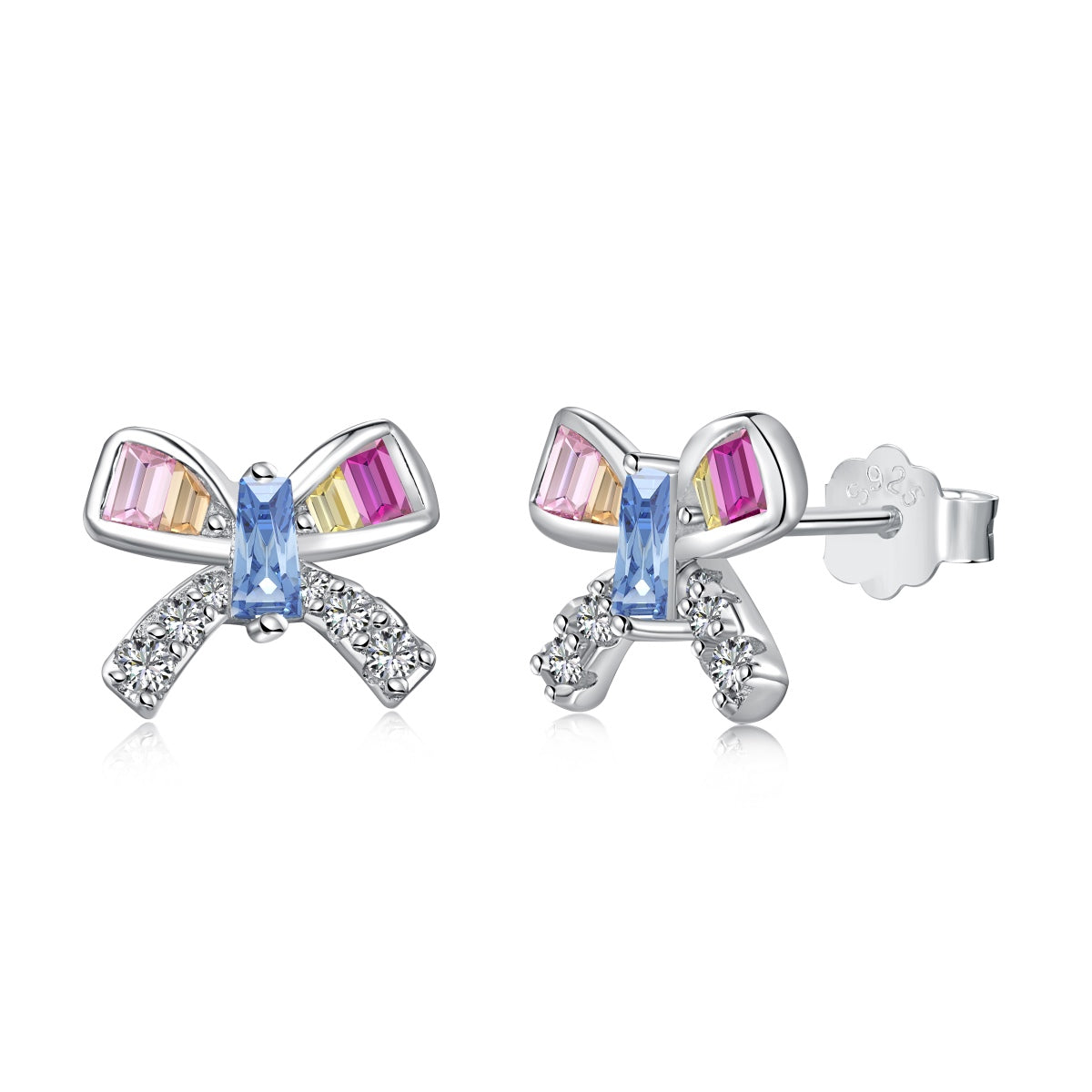 [Tonmkive Jewelry]Ornate Butterfly Shape Daily Earrings