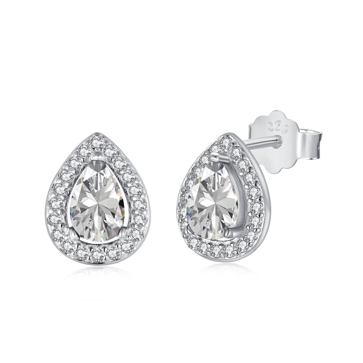 [Tonmkive Jewelry]Luxurious Water Drop Shape Earrings