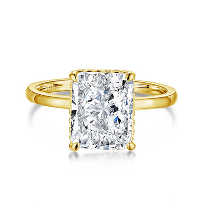 [Tonmkive Jewelry]4.0 Carat Ornate Enchanting Radiand Cut Banquet Ring