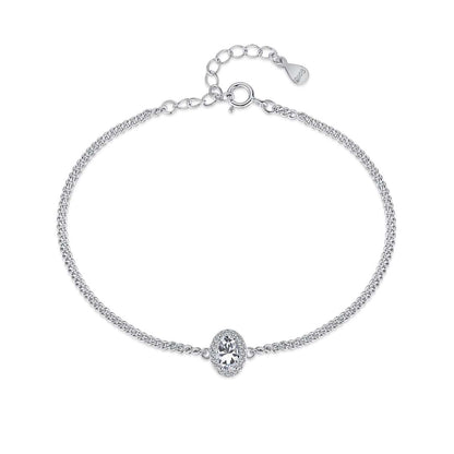[Tonmkive Jewelry]Exquisite Oval Shape Bracelet