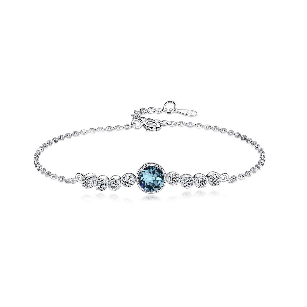 [Tonmkive Jewelry]Luxurious Heart Of The Ocean Bracelet